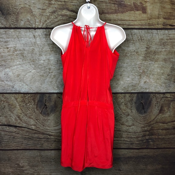 Michelle Mason Size 2 Red Dress Lace Underlay NEW - Picture 7 of 9